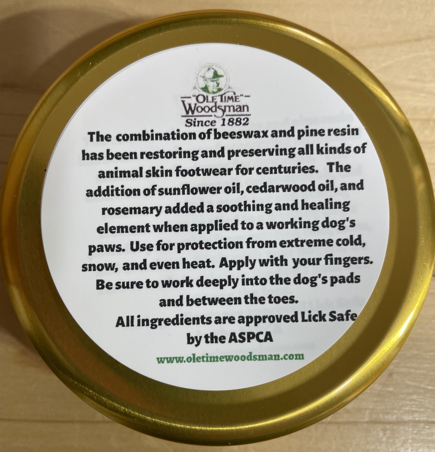 Ole Time Woodsman Paw Protection