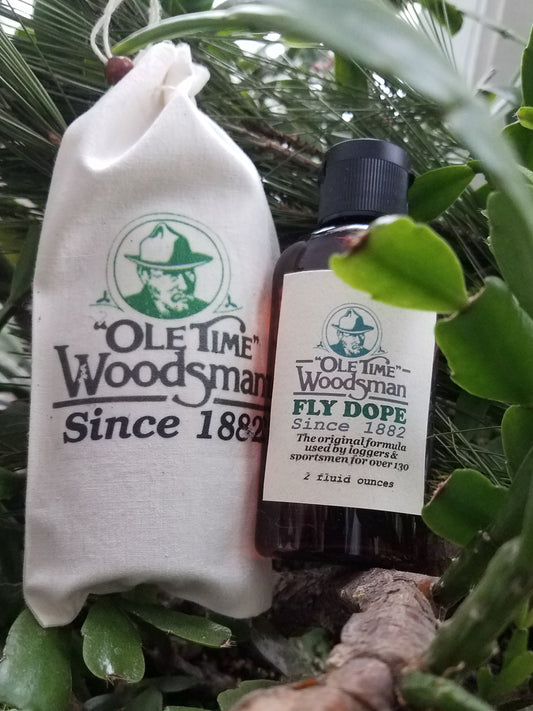 The Ole Time Woodsman Fly Dope challenge to chemical mosquito "repellents"!
