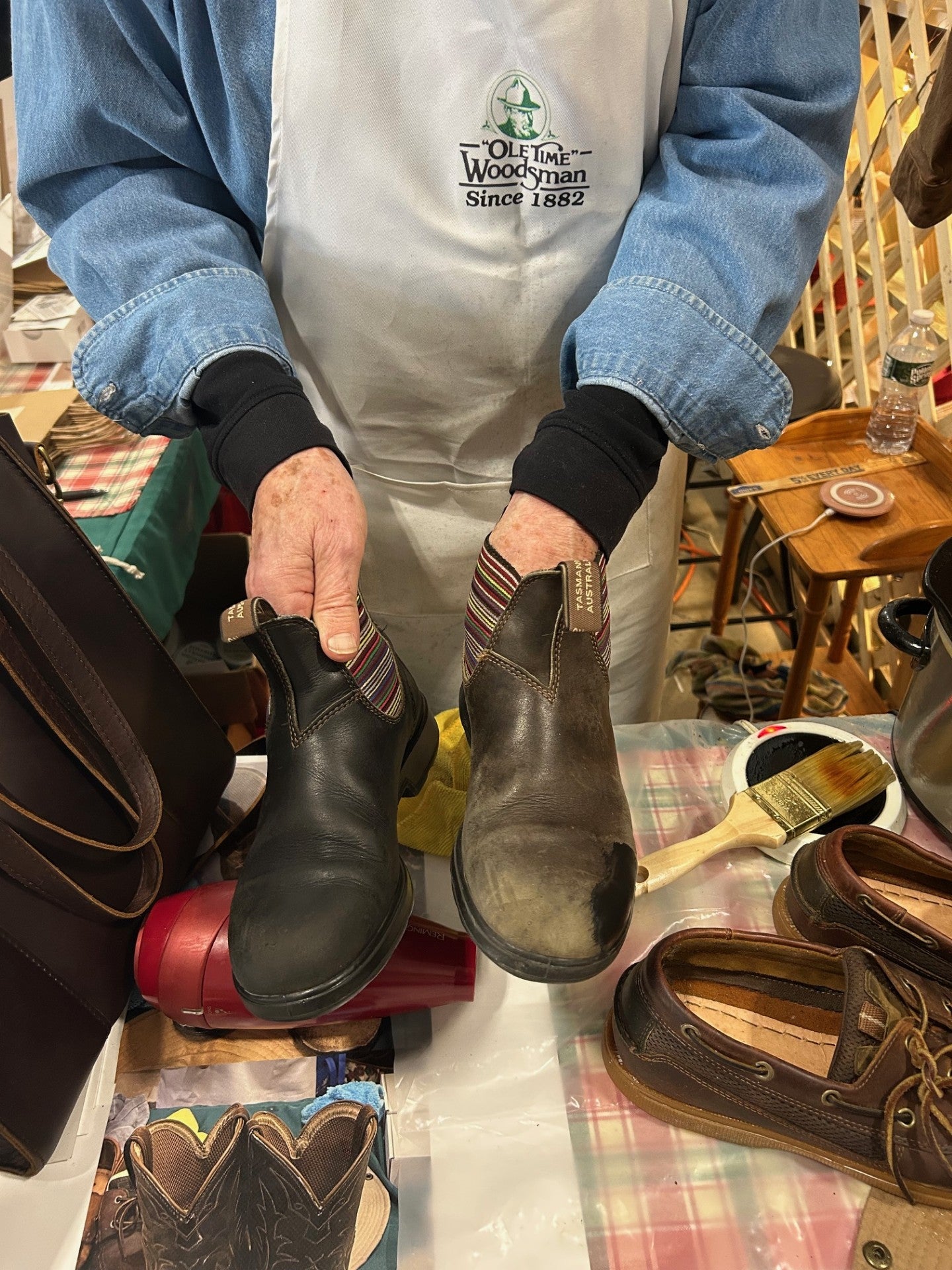 Ole Time Woodsman Boot Grease. The Original 1800's Formula for Preservation Wax and Waterproofing.