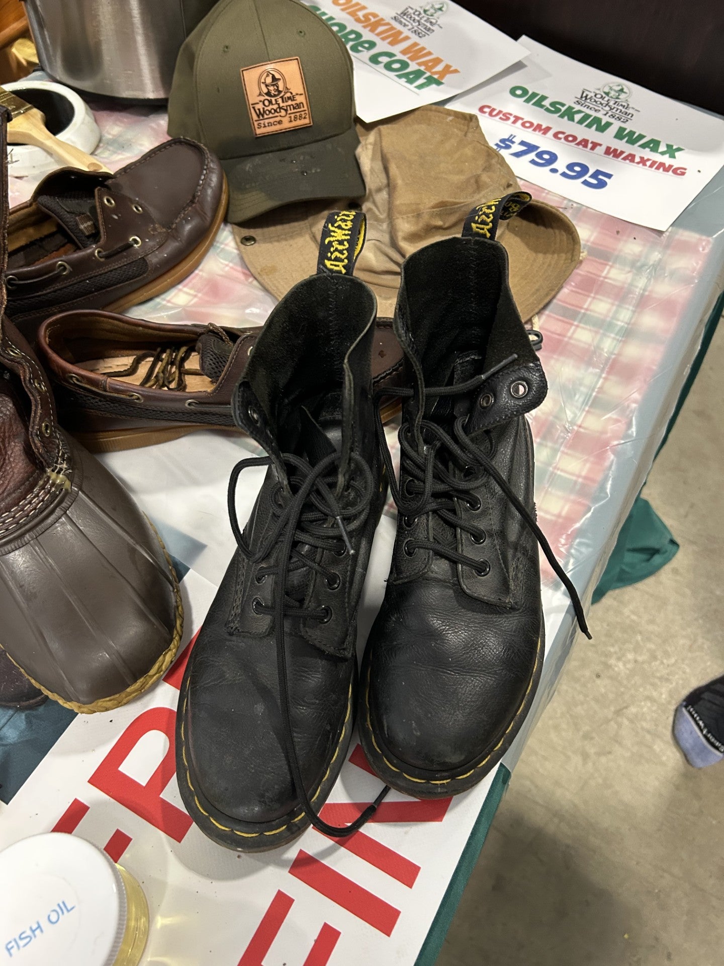 Ole Time Woodsman Boot Grease. The Original 1800's Formula for Preservation Wax and Waterproofing.