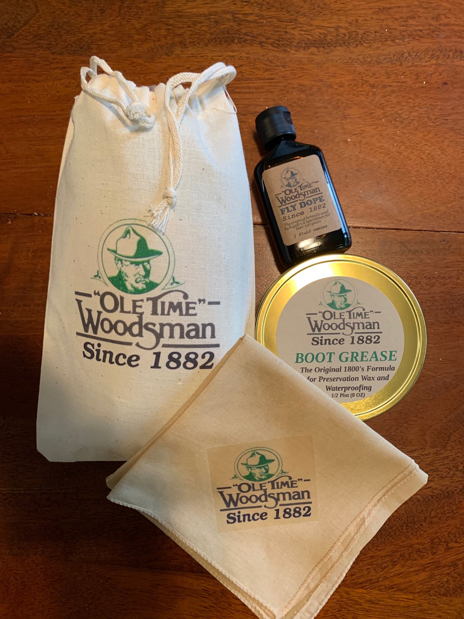 Ole Time Woodsman Gift Pack for All of those who Love the Great Outdoors! (Free Shipping in USA) - Ole Time Woodsman Fly Dope "Since 1882, The World's First and Best Protection Against All Biting Insects!"