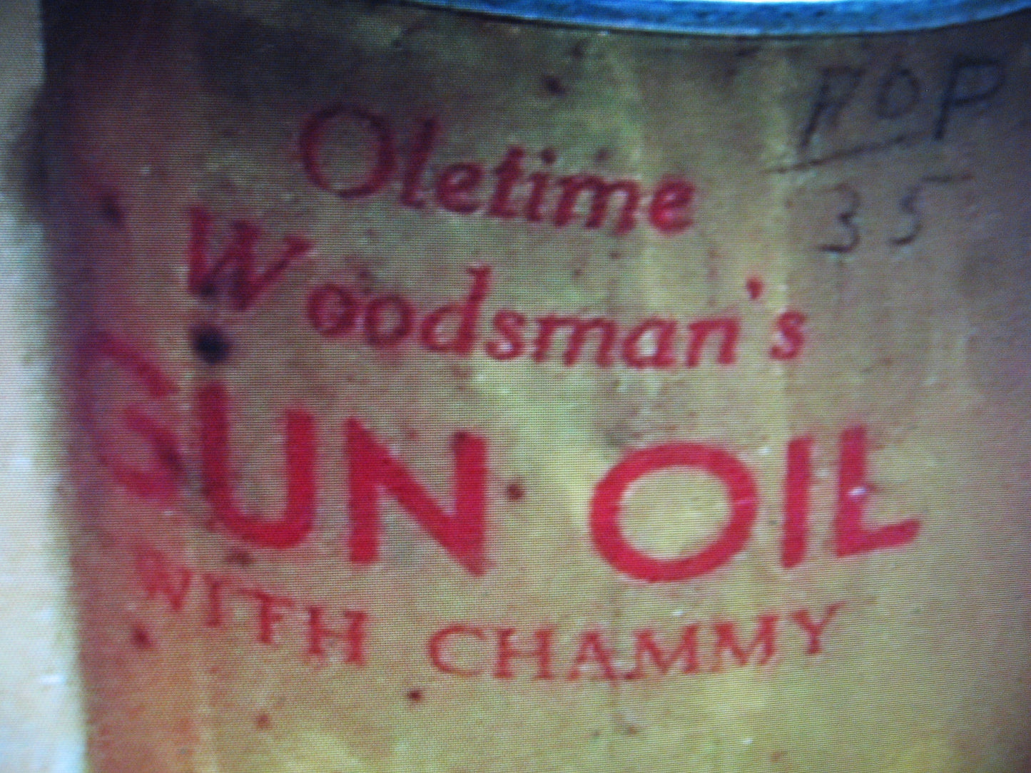 Ole Time Woodsman Original Formula Gun Oil - Ole Time Woodsman