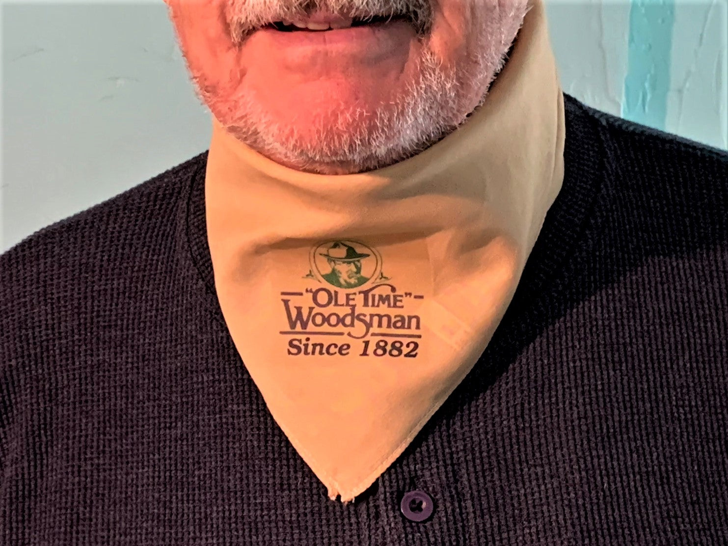 Large Ole Time Woodsman Cotton Bandana